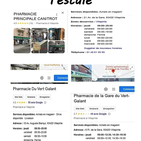 L'escale Cdg Aeroport, Stade De France, Parc Des Exposition, Paris Appartement