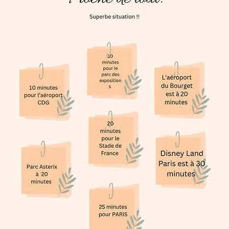 Apartamento L'escale Cdg Aéroport, Stade De France, Parc Des Exposition, Paris Villepinte (Seine-Saint-Denis)